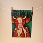Hello Cow are you? Greeting Card