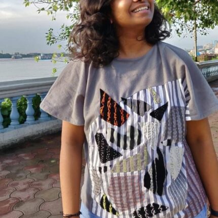 zero waste make it adt embroidered top
