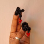 King and queen of hearts brooch