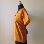 Abstract Kantha embroidered zero waste top - Image 3
