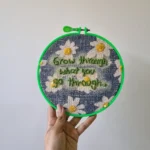 Bloom Through It Hoop Art - Make it ADT