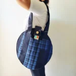 Blue checks Zero Tote Bag