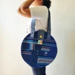 Blue green Zero Tote Bag