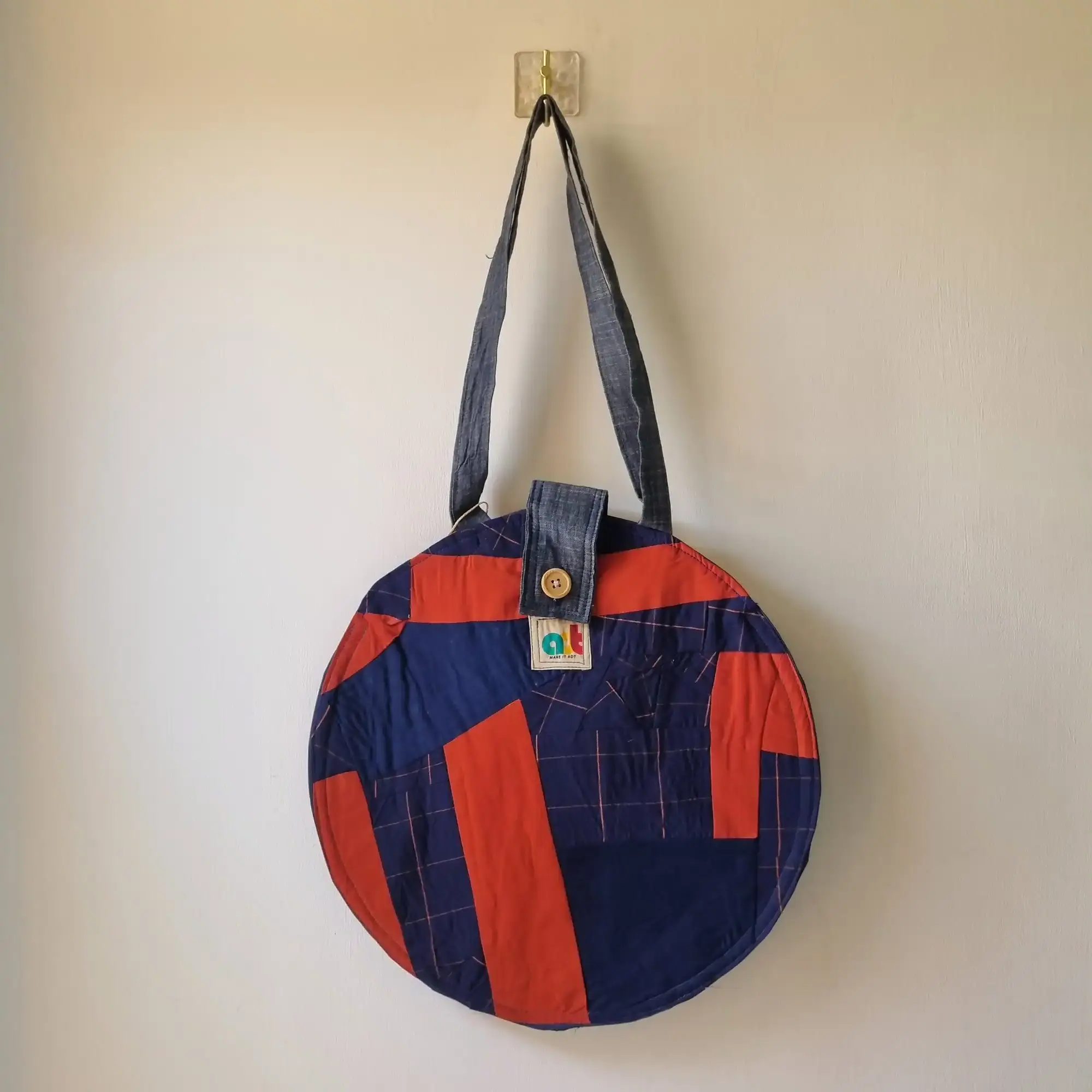 Blue orange Zero Tote Bag 2 Blue orange Zero Tote Bag - Image 1