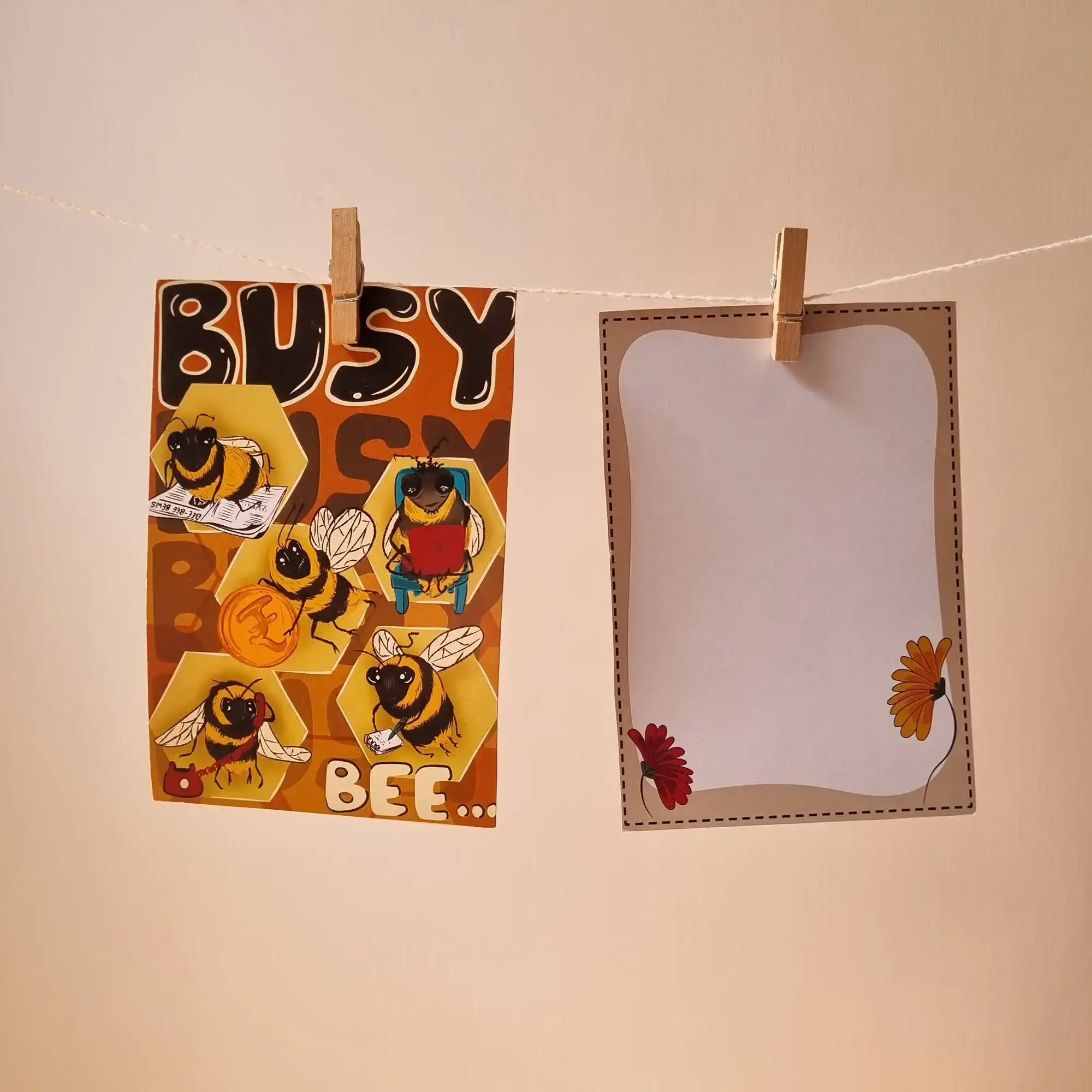 Busy Bee Notecard Busy Bee Notecard - Image 1