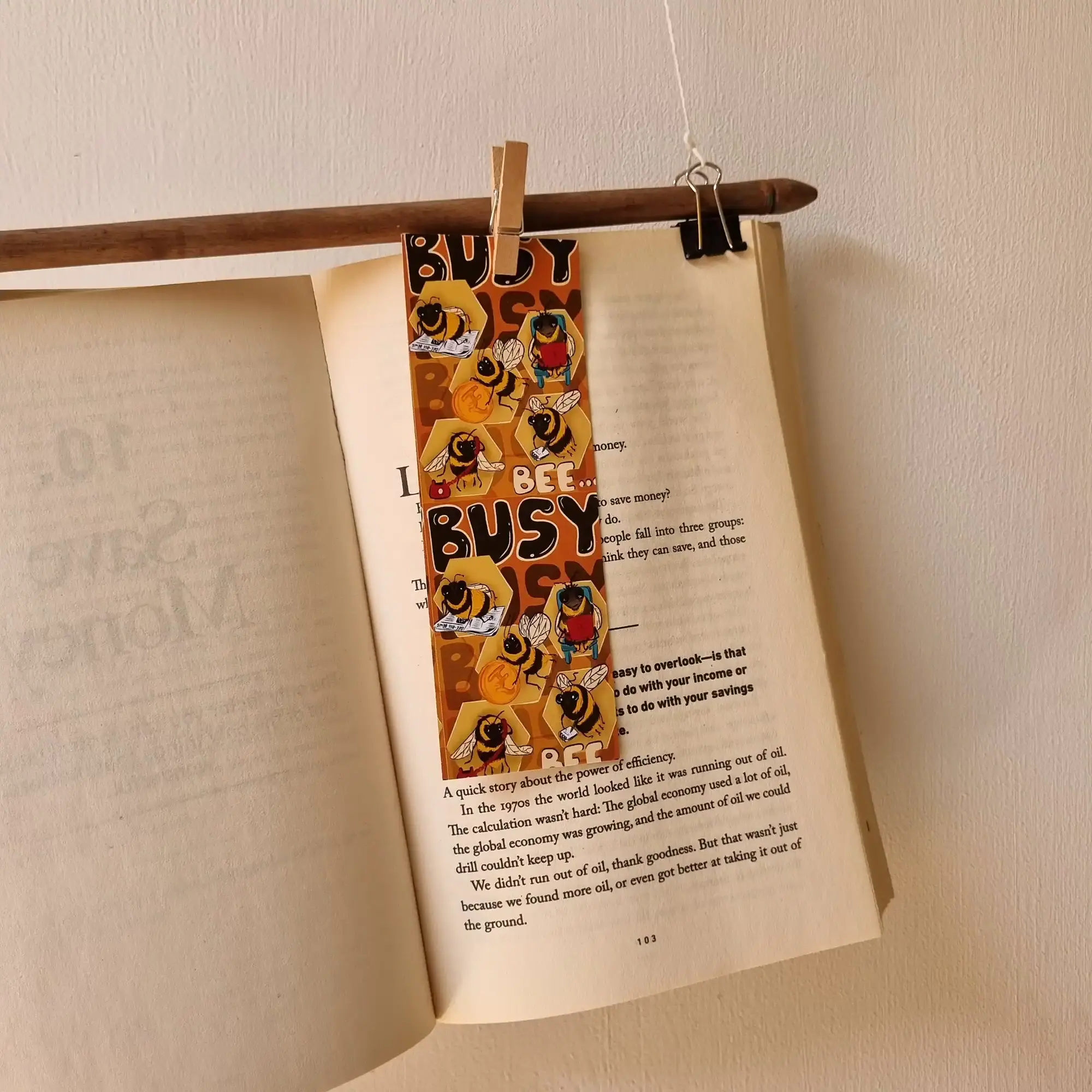 Busy bee Bookmark (2) Busy bee Bookmark - Image 1