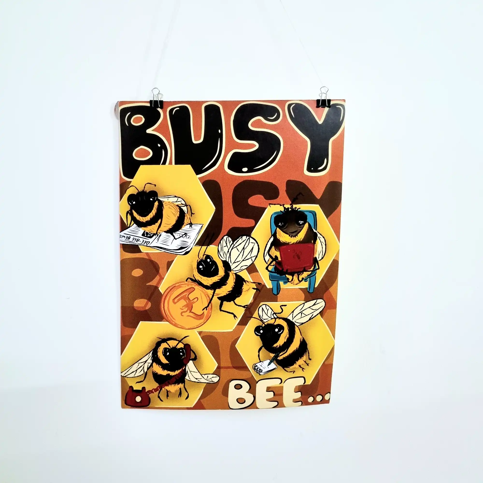 Busy bee Poster Busy bee Poster - Image 1