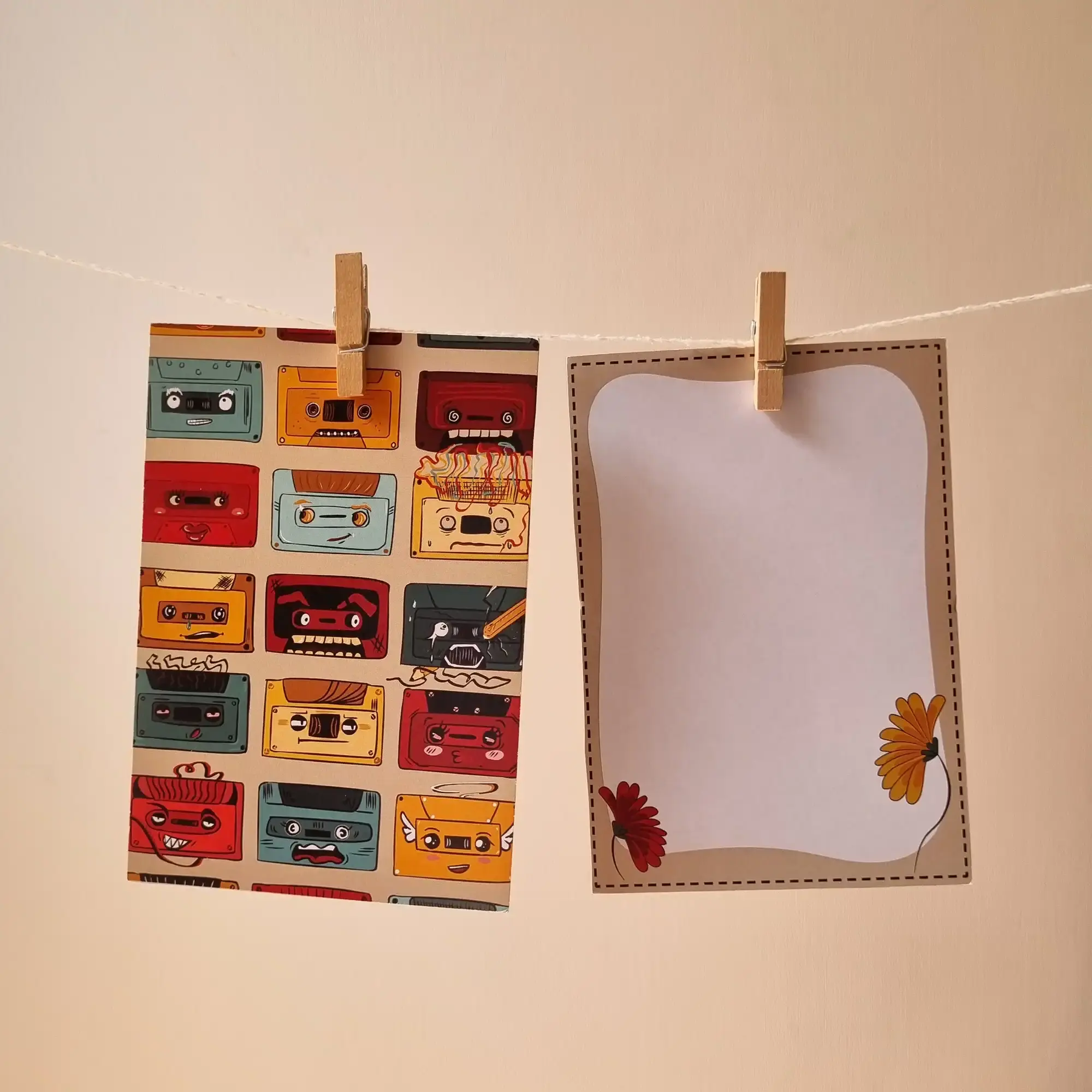 Cassette life Notecard Cassette life Notecard - Image 1
