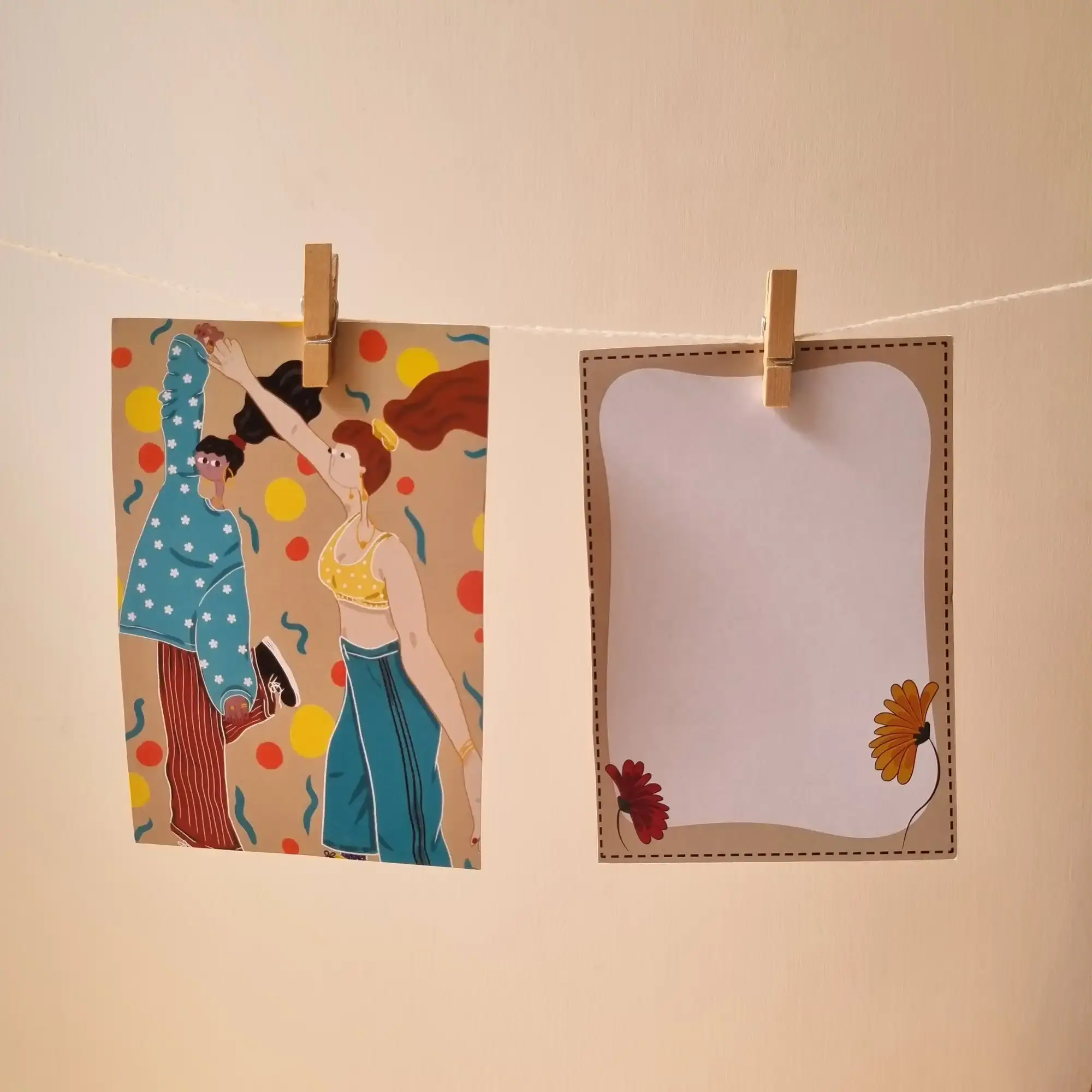 Dancing Duet Notecard Dancing Duet Notecard - Image 1