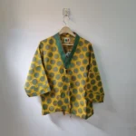 Golden Ochre Dot Kimono - Image 3
