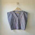 Gray Zero waste top