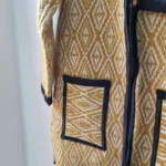Handloom Yellow Tribe Coat - Image 7