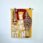 I am Trying to Fit in Poster