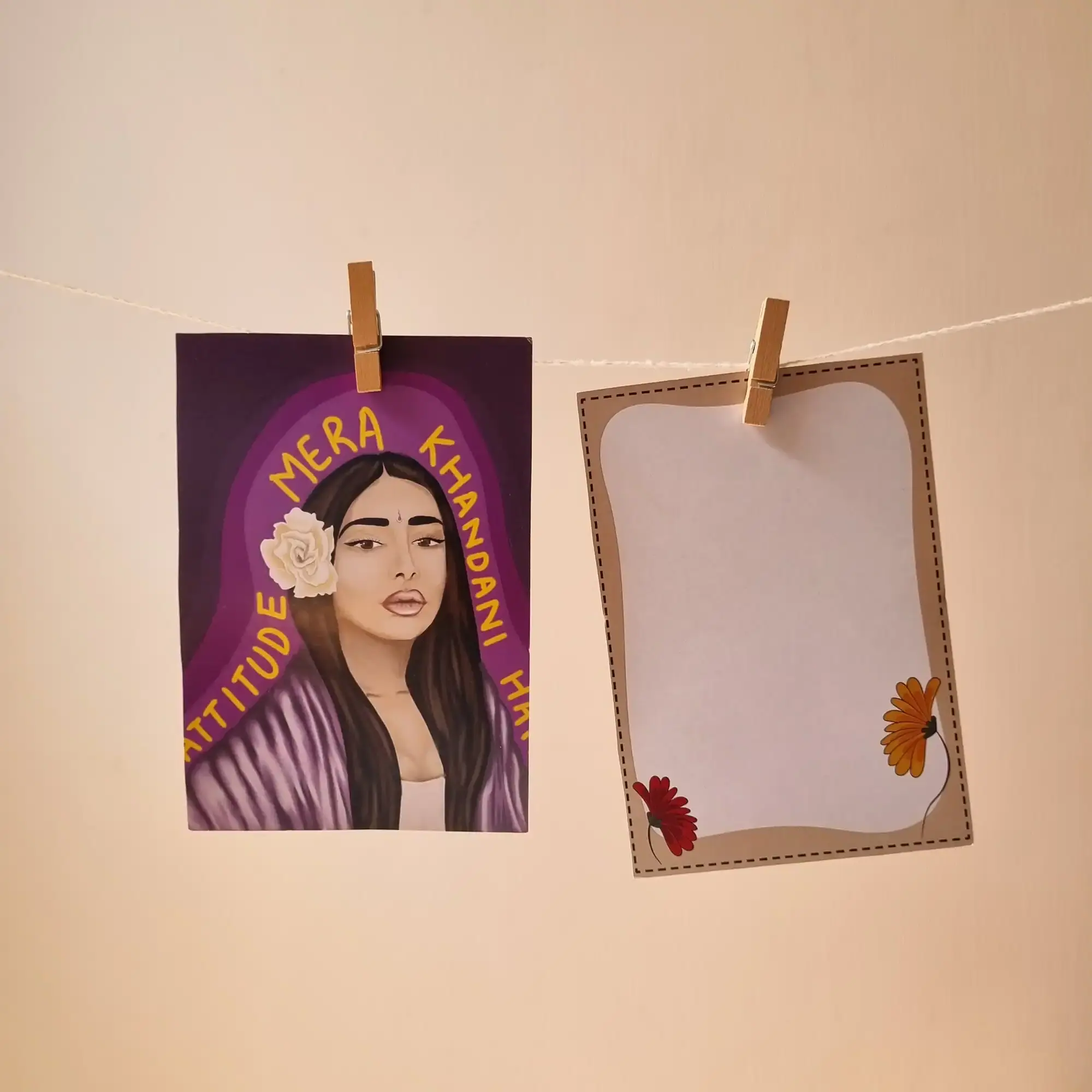 Khandani Attitude Notecard Khandani Attitude Notecard - Image 1