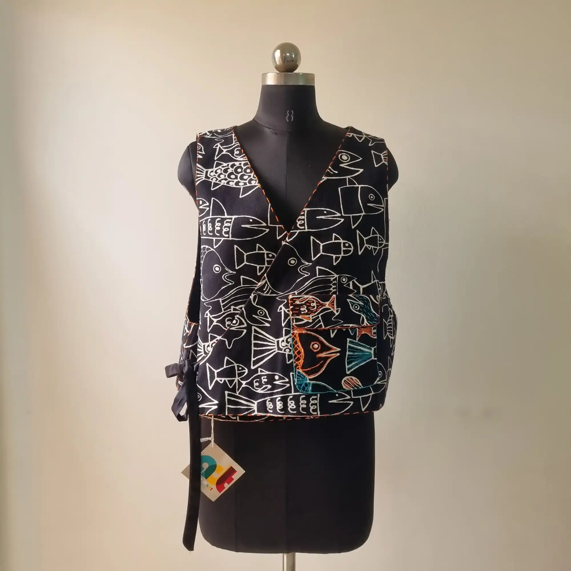 Quirky Fishy Vest top (4) Quirky Fishy Vest top - Image 1