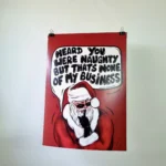 Santa keeping secrets Poster