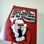 Santa keeping secrets Poster - Image 2