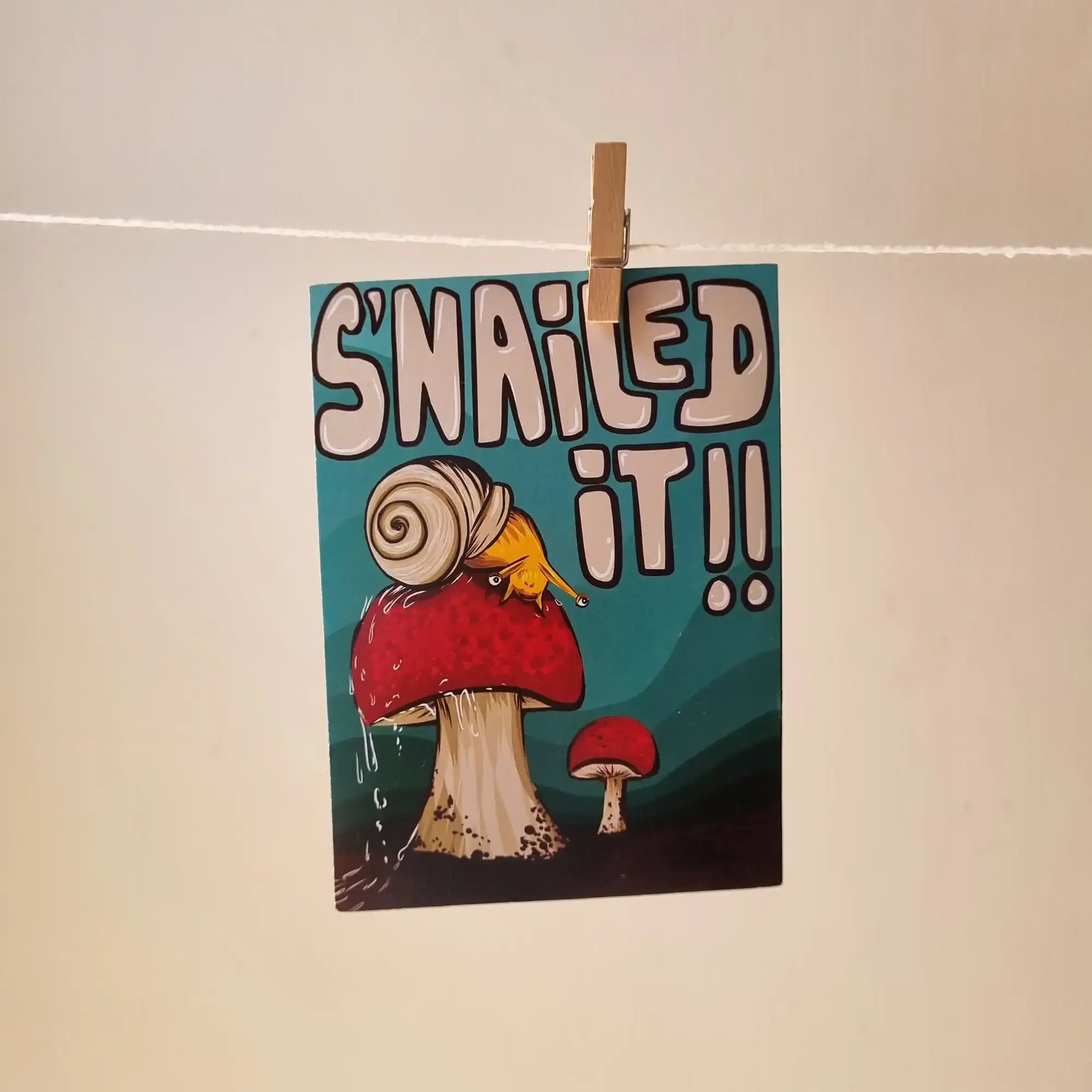 Snailed it Art Print Snailed it Art Print - Image 1