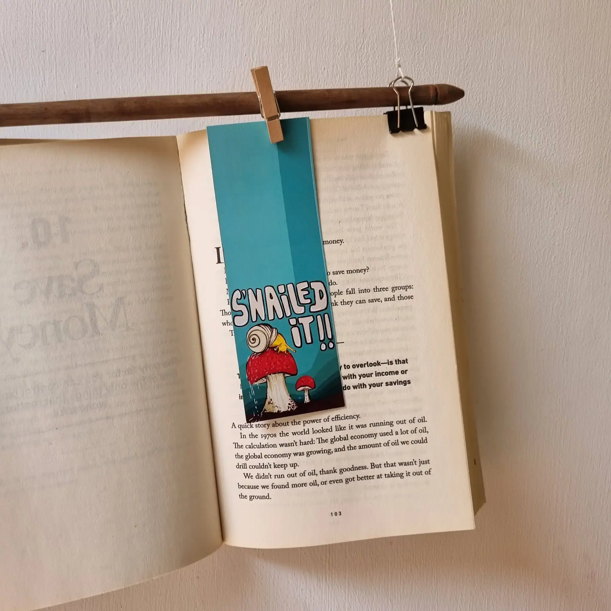 Snailed it Bookmark Snailed it Bookmark - Image 1