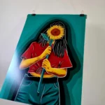 Sunflower Girl Poster - Image 2