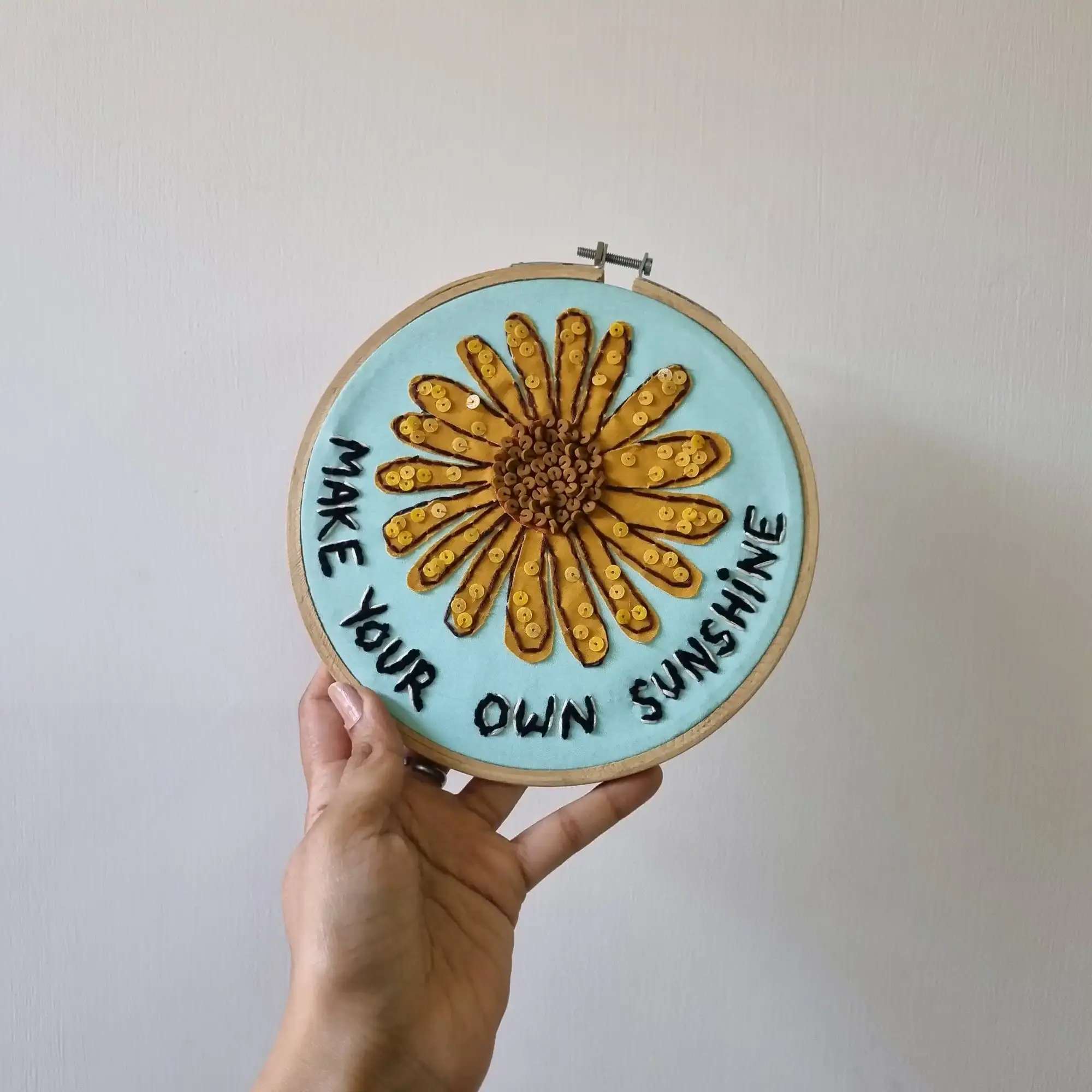 Sunshine Bloom Hoop Art Sunshine Bloom Hoop Art - Make it ADT - Image 1