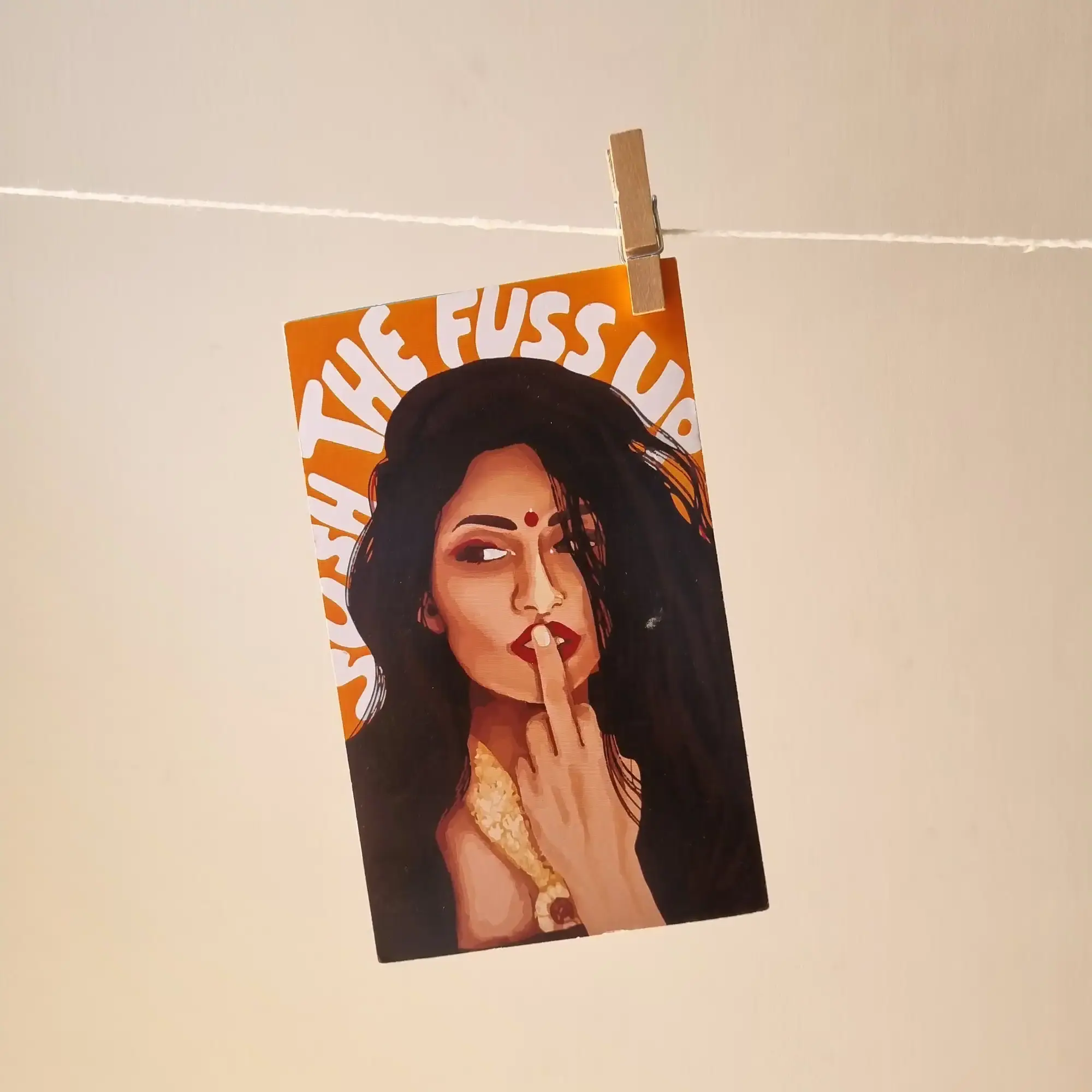 Sush The Fuss up Art Print Sush The Fuss up Art Print - Image 1