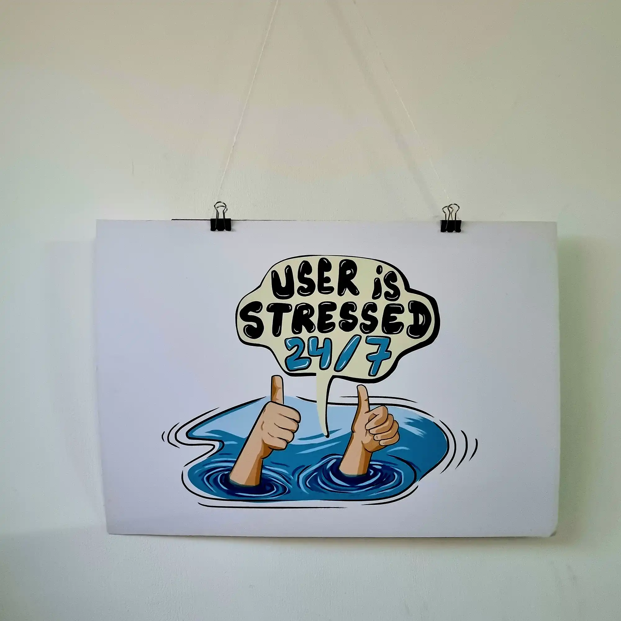 User is Stressed Poster User is Stressed Poster - Image 1