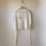 White chiffon Zero Waste Top - Image 2