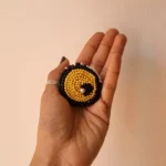 Yellow Evil Eye Brooch